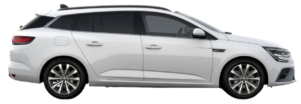 Coche Renault Megane SW de alquiler disponible en O Barco de Valdeorras y Ponferrada con Alquidobao